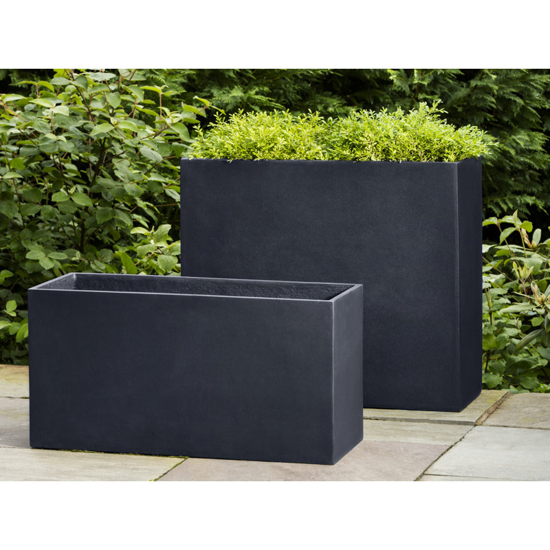 Orren Ellis Pennsport Modular 6 Fiberglass Planter Box Wayfair